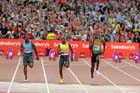 Usain Bolt, 100 metres,  2013 IAAF Diamond League, Sainsbury's Anniversary Games, Queen Elizabeth Olympic Park, London.